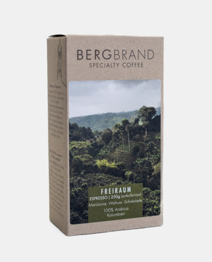 Karton Bergbrand Espresso Freiraum 250g
