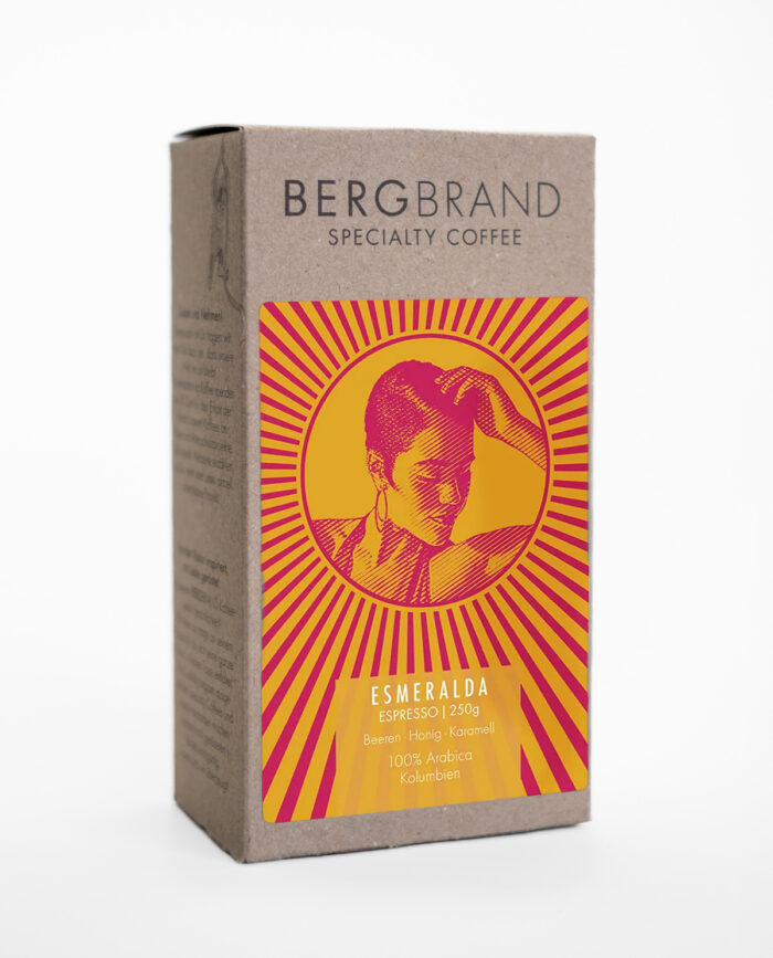 Karton Bergbrand Espresso Esmeralda 250g